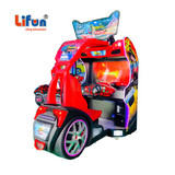 Red single-person racing car