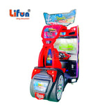 Red single-person racing car